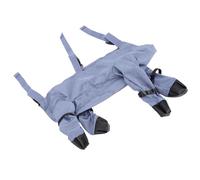 ACOGEDO Bottes de Chien Réglables Imperméables Leggings avec Protecteurs de Pied pour Chiens Moyens - Pantalon de Confortable et Respirant pour Les Aventures en Plein Air (L)