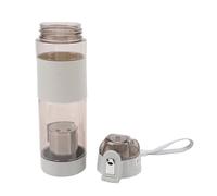 ACOGEDO Bouteille d'eau Riche en Hydrogène avec 304 Filtre Alcalin en Acier Inoxydable, Générateur d'eau Hydrogène à l'épreuve des Fuites, pour l'exercice et les Voyages, Bleu Ciel (Gris clair)