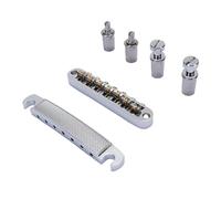 ACOGEDO Bridge Stop Bar Couvre-ci Combo Remplacement Sg 7 String Guitar de Guitare o Matic Léger Alliage Zinc Cr plaqué