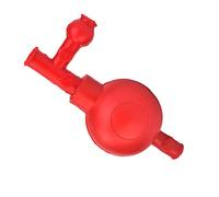 ACOGEDO Bulbe d'aspiration en Caoutchouc Red Lab Lab Pipette Pipette avec Trois Vannes pour une Pression Sûre et un Transfert Quantitatif Précis dans les Laboratoires Industriels et Agricoles (rouge)