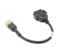 ACOGEDO Câble Adaptateur 6 Broches à 16 Broches, Connecteur de Détection de Défauts de Moto, Compatible avec Vous et 1 Adaptateur Peut être utilisé, Certains 6 à 16 (Black)