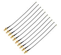 ACOGEDO Câble Adaptateur RF Pigtail vers SMAk U.FL, 10 Pièces, Alimentation d'antenne, Fil de Raccordement de 15cm pour Module de Reconnaissance Faciale