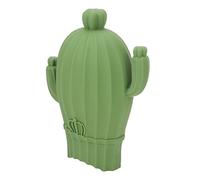 ACOGEDO Cactus Forme Bouteille d'eau Chaude en Silicone pour Soulagement de la Douleur et Compresse Froide, 500 Ml de Rose, en Toute sécurité à l'épreuve des Explosions et au Micro-ondes (GREEN)