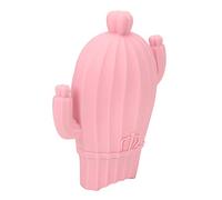 ACOGEDO Cactus Forme Bouteille d'eau Chaude en Silicone pour Soulagement de la Douleur et Compresse Froide, 500 Ml de Rose, en Toute sécurité à l'épreuve des Explosions et au Micro-ondes (PINK)