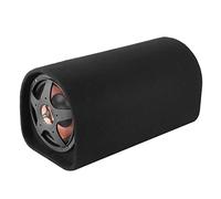 ACOGEDO Caisson de Basses de Voiture 12 V Haut-parleurs de Basse de Voiture Grande Consommation Modification Audio L'amplificateur de Son Est Un Tube Agréable Un Tissu Rond Plus et Un Aspect Cuir
