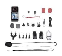 ACOGEDO Caméra d'action 4K au Pouce, Photos 20 MP, Objectif Grand Angle 140 Degrés, Mémoire 64 Go, Correction d'horizon EIS 6 Axes, avec étui étanche à la Pluie et Pince Magnétique,