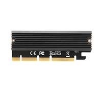 ACOGEDO Carte Adaptateur PCI E 3.0 16X M.2 NVME SSD PCIE vers clé M NGFF PCIE 4X 8X 16X Sortie SM961 PM951 Sm951 600P Tel MPM2 Prise en Charge de l' pour Carte Adaptateur SSD