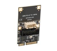 ACOGEDO Carte d'extension PCIE vers USB3.2 GEN1 Avant 19 Broches, 5Gbps, USB Hot Swap pour 7 8 10 11 et Systèmes