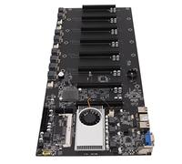 ACOGEDO Carte Mère Minière Prenant en Charge l'interface Gigabit Net 8 Carte Mère de Jeu PCIE16X, Espacement de 50 Mm, Prise en Charge de la DDR3 MSATA, Série de DDR3 1xDDR3, Prend en Les