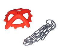 ACOGEDO Chaîne de Porcelet en Fer, Appât Vétérinaire, Jouet en Plastique Mordant pour Ferme, Haute Température, Chaîne de Porcelet, Jouet de Morsure de Cochon, en Plastique Mordant de Porc, pour,