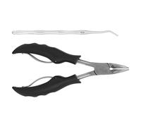 ACOGEDO Clipper à Ongles en Acier Inoxydable Professionnel avec Lame Incurvée - Clipper de l'ongle Podiatrie de Précision et Escroc pour les Incarnés et Paronychia