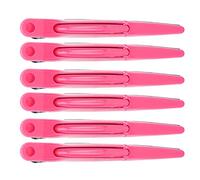ACOGEDO Clips de Coiffage de Cheveux Polyvalents Polyvalents pour une Utilisation du Salon - 6 PCS Cheveux Permanente Dyeing Sectionner Clips pour les Types avec une Plaque Métal et un Groupe