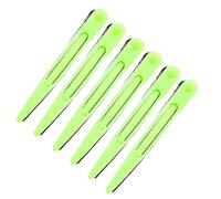ACOGEDO Clips de Coiffage de Cheveux Polyvalents Polyvalents pour une Utilisation du Salon - 6 PCS Cheveux Permanente Dyeing Sectionner Clips pour les Types avec une Plaque Métal et un Groupe