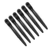 ACOGEDO Clips de Coiffage de Cheveux Polyvalents Polyvalents pour une Utilisation du Salon - 6 PCS Cheveux Permanente Dyeing Sectionner Clips pour les Types avec une Plaque Métal et un Groupe
