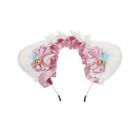 ACOGEDO Coiffure Oreilles de Chat avec Ruban, Nœud Papillon, Joli Bandeau, Accessoire pour Cheveux pour Enfants et Adultes (#19)