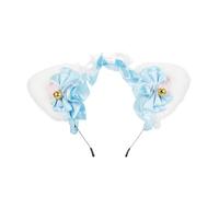 ACOGEDO Coiffure Oreilles de Chat avec Ruban, Nœud Papillon, Joli Bandeau, Accessoire pour Cheveux pour Enfants et Adultes (#15)