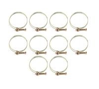 ACOGEDO Collier de Serrage à Double Fil, Cerceau de Plomberie, la Surface Est en Zinc Scr, Collier de Serrage, Clips de Tuyau, Fixation de Tuyau, Clamp/Holder de, de Tube (32mm (28-32))