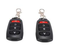 ACOGEDO Commutateur de Télécommande sans Fil Clone 4 Boutons 433 MHz Porte-clés avec Support de Code Roulant pour PT2260 PT2262 SC5326 DOORHAN NICE Systems pour Porte de Garage (Clés ABCD)