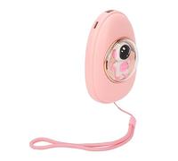 ACOGEDO Compact 2 en 1 Chauffeur de Main électrique avec Conception de Capsule Spatiale, Banque d'alimentation Rechargeable USB Rose et Longe pour le Transport Facile, pour Voyager et étudier (PINK)