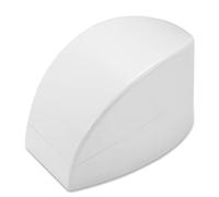 ACOGEDO Contenant pour French Manucure French Tip, avec Guide-doigts et Base Antidérapante, Idéal pour la Manucure et le Nail art. (WHITE)