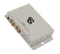 ACOGEDO Convertisseur de Sortie de Ligne de Voiture avec Circuit IC - Processeur Basse Fréquence 2 Entrées 4 Sorties, Conception REM et Ultra Faible Bruit, DC 12 V Compatible avec Les Systèmes