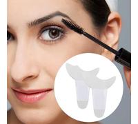 ACOGEDO Coussinets de Protection pour Applicateurs de Mascara et de Fard à Paupières en Silicone, 2 Pièces, pour les Applications de Maquillage des Yeux (Nouveaux deux blancs + boîtes)