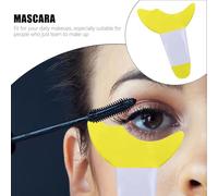 ACOGEDO Coussinets de Protection pour Applicateurs de Mascara et de Fard à Paupières en Silicone, 2 Pièces, pour les Applications de Maquillage des Yeux (Nouveaux deux jaunes+boîtes)