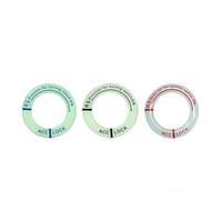 ACOGEDO Couvercle de Commutateur d'allumage de Voiture, Autocollant Lumineux de Couvercle de Trou de Porte-clés à Votre Propre Facile Votre Belle Voiture Plus de Conception Améliorer le de (BLUE)