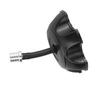 ACOGEDO Couvercle de Réservoir de Carburant en Plastique Universel pour Dirt Pit Bike ATV avec Tuyau de Reniflard de Soupape d'aération Peut Dépoussiérer la Vie d'autres Matériaux Entrants (Silver)