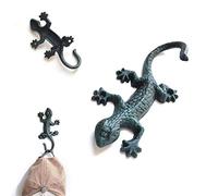ACOGEDO Crochet de Manteau, Crochet de Chapeau, Support de Lézard en Fer, de Serviette, Cintre Mural Multifonctionnel pour Décoration de Manteau, Cintre Flexible (Couleur assortie)