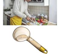 ACOGEDO Cuillère à Portion de RizCuillère à Mesurer le RizCuillère à Mesurer le à Sel de BainRice Cu 180ML Cuillère à Portion de Riz avec Poignée et Conception à Clamp/Holder, à Riz Transparente