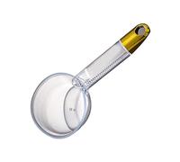 ACOGEDO Cuillère à Portion de RizCuillère à Mesurer le RizCuillère à Mesurer le à Sel de BainRice Cu 180ML Cuillère à Portion de Riz avec Poignée et Conception à Clamp/Holder, à Riz Transparente