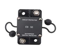 ACOGEDO Disjoncteur à Fusible 32 V/50 A, étanche IP67, Réinitialisation Automatique pour Voiture Audio Marine, un Courant de Vie que Vous Avez Conçu en Acier, Ce pour une Protection de 1/4" Est un