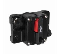 ACOGEDO DisjoncteurDisjoncteur FusibleDisjoncteur AudioDisjoncteur Réarmable 12V Disjoncteur en Ligne Réinitialisable 30A/40A/60A pour Système Stéréo de Voiture Disjoncteur Auto-récupération (40A)