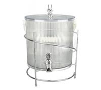 ACOGEDO Distributeur de BoissonsDistributeur de Boissons avec SupportDistributeur de Boissons avec RobinetCold Drin Distributeur de Transparent avec Support de Robinet pour Fêtes et Mariages,