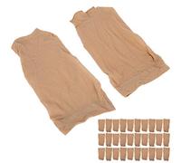 ACOGEDO Ensemble de Bonnets de Perruque Lavables élastiques Professionnels Extensibles 30 Pièces Filet à Cheveux en Nylon de Haute qualité pour Femmes Hommes Taille Unique Qui Convient à (Rose