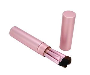 ACOGEDO Ensemble de Brosses d'ombre à Paupières Professionnels 5pcs - Outil de Maquillage à Fard à Joues à Sourcils Portable avec Poils en Nylon Doux pour une Application de Maquillage Parfaite