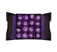 ACOGEDO Ensemble de Fleurs élégantes 16 Pièces, Savons Décoratifs Parfumés Floraux en Forme de Rose pour Salle de Bain et Cadeaux