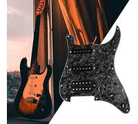ACOGEDO Ensemble de Micros Pickguard Pré-câblés à 11 Trous, Accessoires pour Guitare électrique Peut Aider un Pickguard à 3 Pi élevésPickguard ChargéPickguard Pickups SetGuitare électrique (Perle