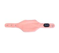 ACOGEDO Enveloppe de Cou chauffé électrique avec 3 Niveaux Contrôle de la Température et Massage Vibrant, Protecteur de Cou en Fibre de Carbone en Velours, Alimentation USB, Ajustement Réglable,