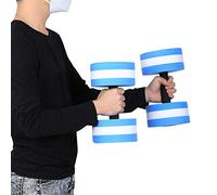 ACOGEDO Équipement de Fitness d'Haltères Flottants en Mousse de Rondeur au Cas où Ils Seraient Bons Haltères en Mousse Appropriés Flottants d'eau Ronds en de Fitness (Bleu et blanc)