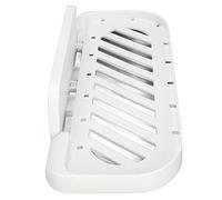 ACOGEDO Étagère de Salle de Bain Murale avec Conception Pliable et Drainage Creux Inférieur | Installation Gratuite Punch | Rack Douche Salle Bain pour Salon Spa | Stockage et Organisation Soignées