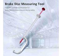 ACOGEDO Étrier de Jauge d'épaisseur de Disque de Frein 0-110mm, Outil de Mesure en Alliage d'aluminium pour Voitures, Motos, Véhicules Commerciaux
