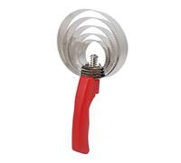 ACOGEDO Étrille à Curry en Acier Inoxydable pour Moutons, Chevaux, Vaches, Soulage Les Démangeaisons, Fournitures Stables, 6 Anneaux, C'est Facile en Deux et en étrille à Curry en Acier (Peigne à