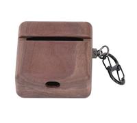 ACOGEDO Étui pour écouteurs Étui en Bois Doublure en Microfibre Fabriqué à la Main Résistant aux Chutes Écouteurs sans Fil Housse de Protection et Protection Contre la sécurité Lors des Fabriqués à