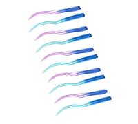 ACOGEDO Extensions de Cheveux Colorés Vibrants Clamp/Holder dans - Gradient Bleu et Viol Vif des Coiffures pour les Cheveux pour un Long Style Droit - Facile à Utiliser et à Entretenir, enveloppé