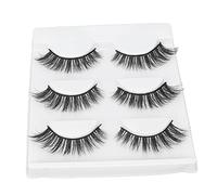 ACOGEDO Faux Cils Magnétiques, 3 Paires de Cils Réutilisables en Fibre Chimique 5D avec Technologie Coupe-vent, pour un Effet Léger et Profond des Yeux