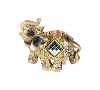 ACOGEDO Feng Shui Green Elephant Figurine for Prosperity and Happiness At