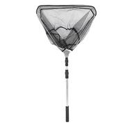 ACOGEDO Filet d'atterrissage de Pêche Pliant Triangulaire de 5M avec Poignée de Poteau Télescopique Qui Peut Longuement Compter sur l'épuisette de PêcheFolding Fishing Landing NetTriangular