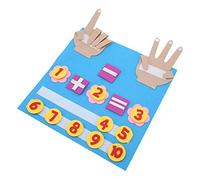 ACOGEDO Formation sur l'Autisme des Tout-Petits Addition et Soustraction Couleurs Vives Feutre pour l'éducation des Enfants Formation et Soustraction Exc Toddler Busy BoardFelt Busy BookNumber